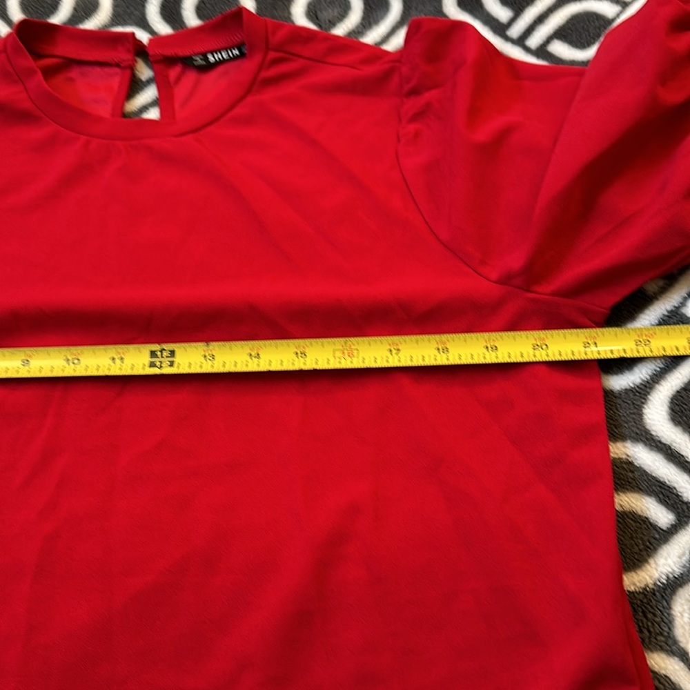 SHEIN Women’s Red Blouse XL - Picture 4 of 8